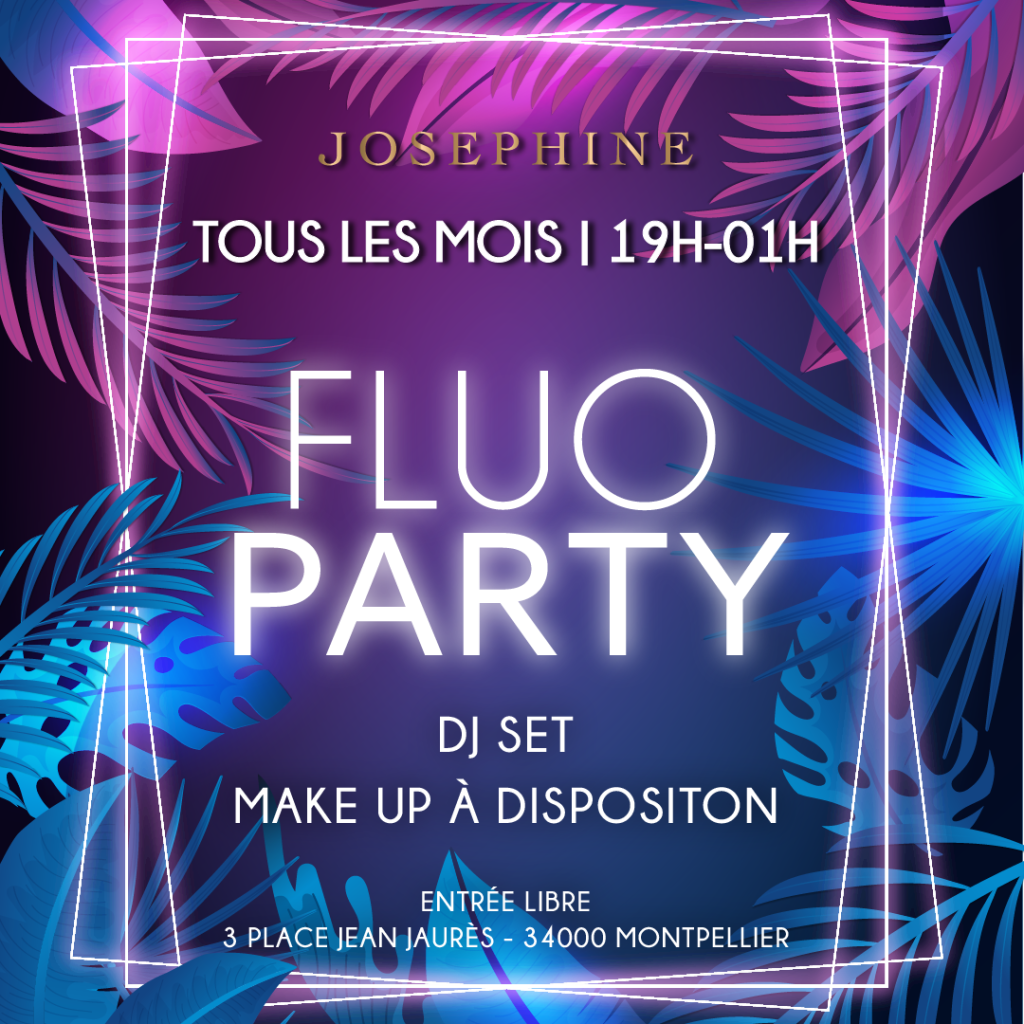 image post promo fluo party josephine